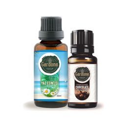 Gardone 30 ml Yaz Esintisi Uçucu Buhurdanlık Koku Yağı +10 ml Çikolata Yağı