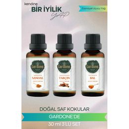 Gardone 3x30 ml Sandal + Tarçın + Bal Oda Kokusu