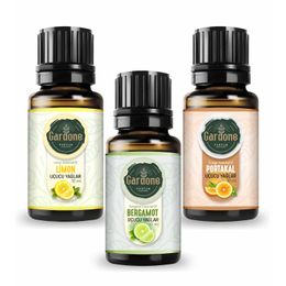 Gardone Esansiyel 3x10 ml Limon + Portakal + Bergamot Uçucu Yağ