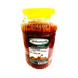Gedemenli 3 kg Güneş Kurusu Ev Tipi Tatlı Biber Salçası