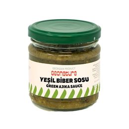 Geonatura Acı 210 gr Yeşil Biber Ajika Sosu