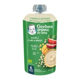 Gerber 110 gr Organik Yulaflı Elma ve Mango Püresi
