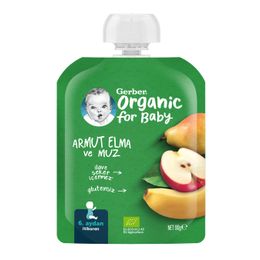 Gerber 90 gr Organik Armut Elma ve Muz Püresi