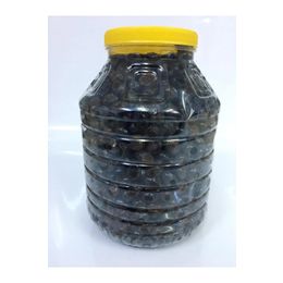 Gerekseal 3 kg Özel Taş Baskı Salamura Siyah Zeytin
