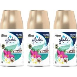 Glade Tropikal Floral 3x269 ml Otomatik Sprey Oda Kokusu Yedek