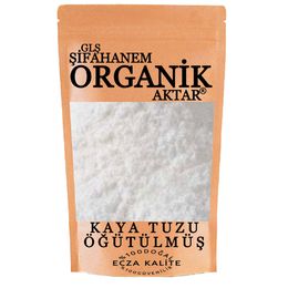 Glş Şifahanem Organik Aktar 2 kg Öğütülmüş Kaya Tuzu