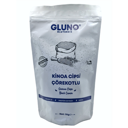 Gluno 35 gr Glutensiz Çörekotlu Kinoa Cipsi