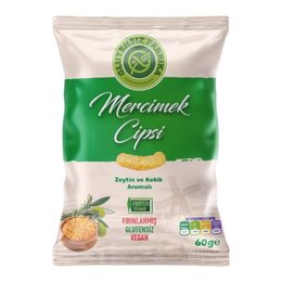 Glutensiz Fabrika 60 gr Zeytin Kekik Aromalı Mercimek Cipsi