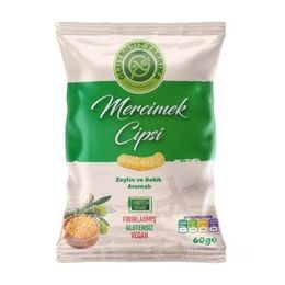 Glutensiz Fabrika 60 gr Zeytin Kekik Aromalı Mercimek Cipsi