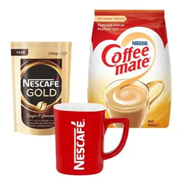 Gold Eko Paket 200 gr & Nestle Coffee Mate 500 gr & Kupa