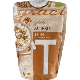 Graci 400 gr Kakao Hindistan Cevizi ve Kiya Tohumu Kahvaltılık Gevrek Müsli