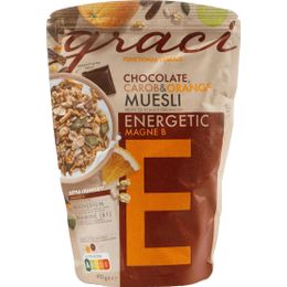 Graci 400 gr Keçiboynuzu Çikolata ve Portakallı Energetic Kahvaltılık Gevrek Müsli