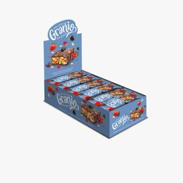Granio 24x40 gr Sütlü Çikolata Kaplamalı Kırmızı Meyveli Tahıllı Bar