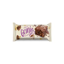 Granio 40 gr Sütlü Çikolata Kaplamalı Tiramisu Aromalı Karamelize Bisküvili Tahıl Bar