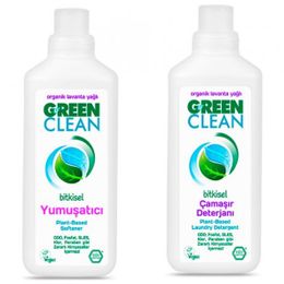 Green Clean 2x1 lt Bitkisel Çamaşır Yıkama Seti
