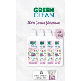 Green Clean 4x1 lt Bitkisel Çamaşır Yumuşatıcı