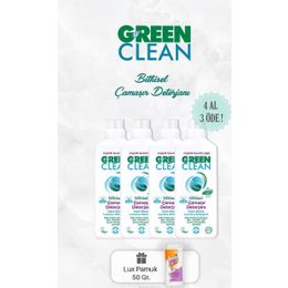 Green Clean 4x1000 ml Organik Lavanta Yağlı Bitkisel Çamaşır Deterjanı