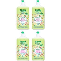 Green Clean 4x500 ml Baby Bitkisel Emzik Biberon Temizleyici