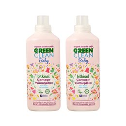 Green Clean Organik Lavanta Yağlı Baby 2x1000 ml Çamaşır Yumuşatıcısı