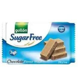 Gullon 180 gr Kakao Kremalı Şekersiz Gofret