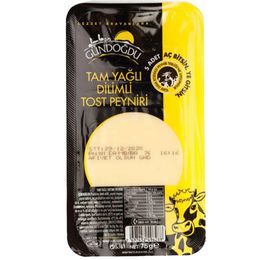 Gündoğdu 3x75 gr Dilimli Kaşar Peyniri