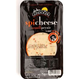 Gündoğdu 75 gr Dilimli Çeşnili Kaşar Peynir
