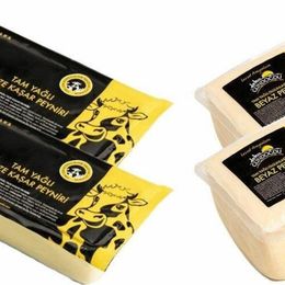 Gündoğdu Taze Kaşar Peyniri 1000 gr + Gündoğdu 1300 gr Klasik Beyaz Peynir
