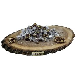 Gürbüzler 1 kg Çifte Kavrulmuş Antep Fıstıklı Özel Kuş Lokumu