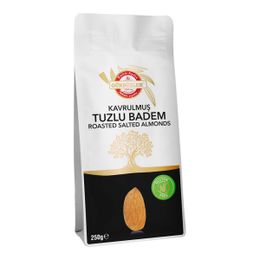Gürbüzler 250 gr Glutensiz Kavrulmuş Tuzlu Badem