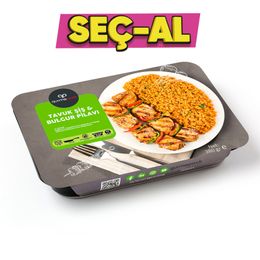 Gurmepack 380 gr Tavuk Şiş Bulgur Pilavı