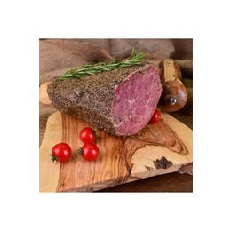 Gurmepark 500 gr Karabiberli Az Yağlı Katkısız Roastbeef Tütsülenmiş Dana Füme Et