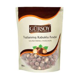 Gürsoy Fındık 500 gr Kabuklu Tuzlanmış Çıtlama Fındık