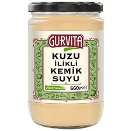 Gurvita 2 x 660 ml Jöle Kıvamında Kuzu İlikli Kemik Suyu