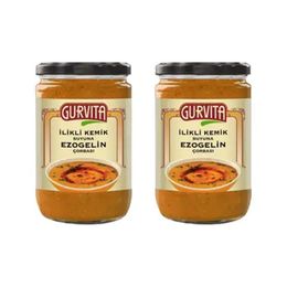 Gurvita 2x660 ml İlikli Kemik Suyuna Ezogelin Çorbası