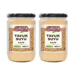 Gurvita 2x660 ml Sade Tavuk Suyu
