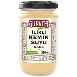 Gurvita 3 x 320 ml Jöle Kıvamında İlikli Sade Kemik Suyu