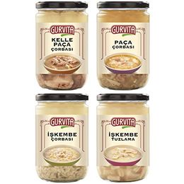 Gurvita 4 x 660 ml Jöle Kıvamında Çorba Paketi