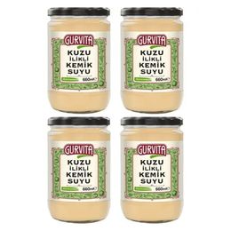 Gurvita 4x660 ml Kuzu İlikli Kemik Suyu