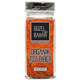 Güzel Ada Gıda Organik 50 gr Tatlı Kırmızı Toz Biber
