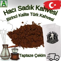 Hacı Sadık 1 kg Yumuşak İçimli 4 Çekirdek Türk Kahvesi