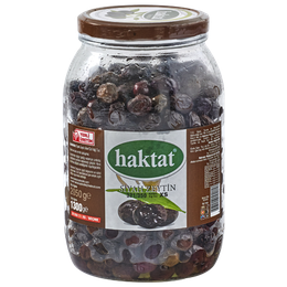 Haktat 1300 gr 321-350 Kalibre Siyah Zeytin