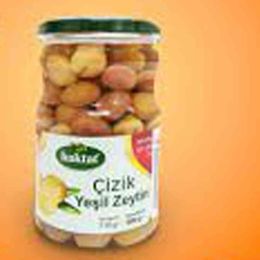 Haktat 400 gr 261-290 Kalibre Çizik Yeşil Zeytin