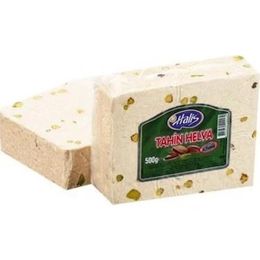 Halis 500 gr Antep Fıstıklı Doğal Tahin Helvası