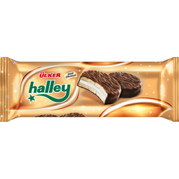 Halley 240 gr Çikolata Kaplamalı Sandviç Bisküvi
