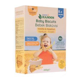 Hamm 200 gr Vanilyalı Yulaflı Bebek Bisküvisi