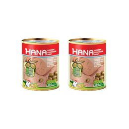 Hana 2x380 gr Yeşil Zeytinli Salam