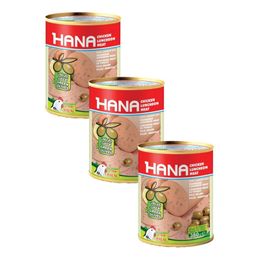 Hana 3x380 gr Yeşil Zeytinli Salam