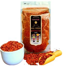 Hanzade Bitkisel 1 kg Ekstra Çok Acı Pul Biber
