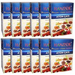 Hanzade Bitkisel 150 gr Propolisli C Vitaminli Kara Mürverli Atom Çayı Kış Çayı