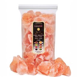 Hanzade Bitkisel 2 kg Şeffaf Berrak Halit Tuz Sole Tuzu